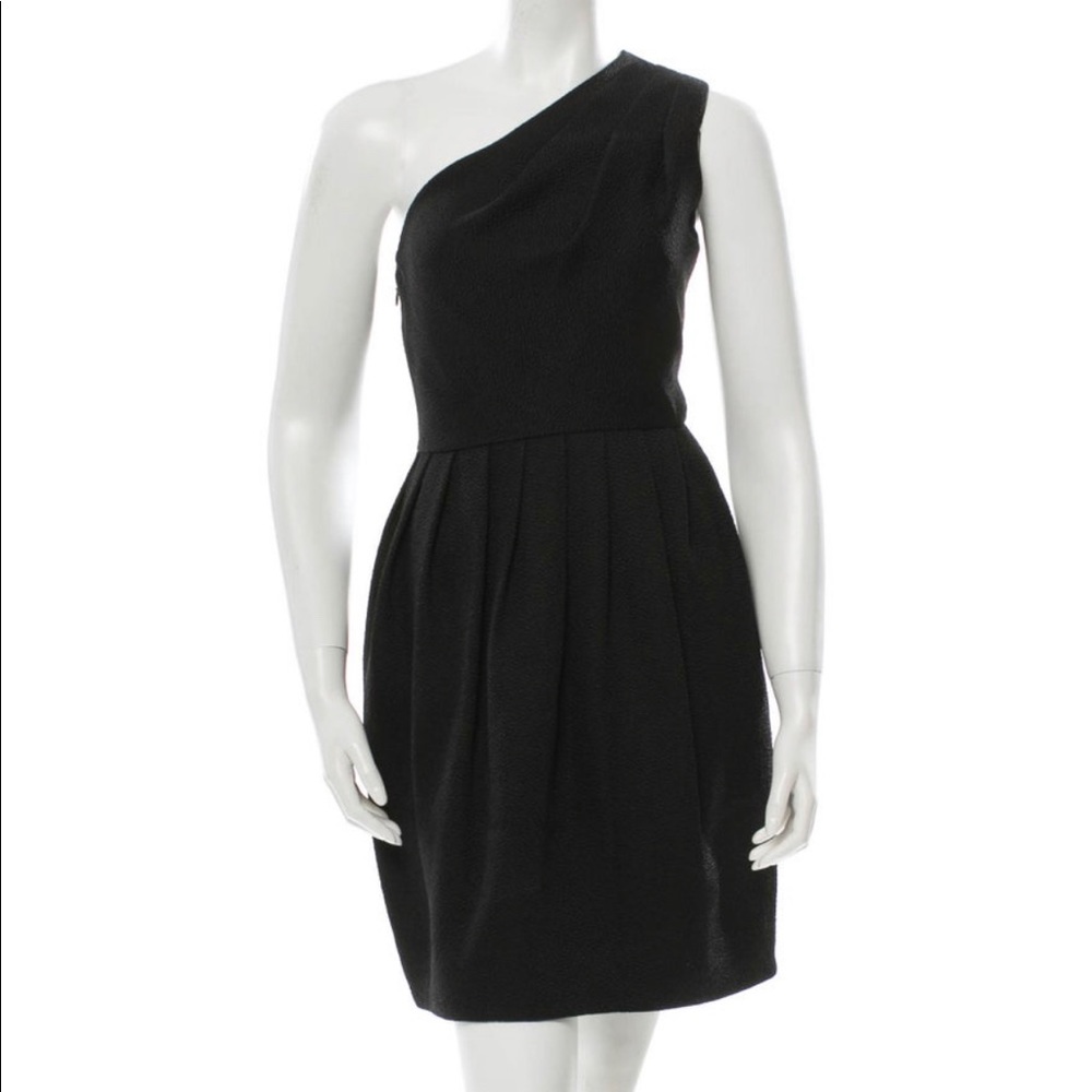 Halston Heritage One-Shoulder Dress 4